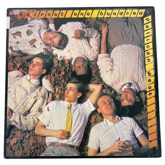 1982 Haircut One Hundred ‎Pelican West Vinyl LP AL 9607 Boy Band Arista Record - Picture 3 of 5